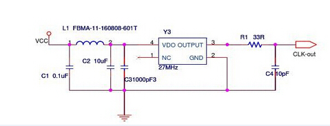 有源晶振的電路引腳接線等原理